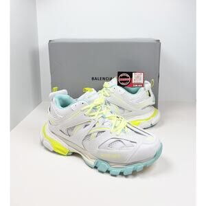 Size 47EU/14US - Balenciaga Track Sneaker White Neon Yellow NEW/RETAIL $,1050!